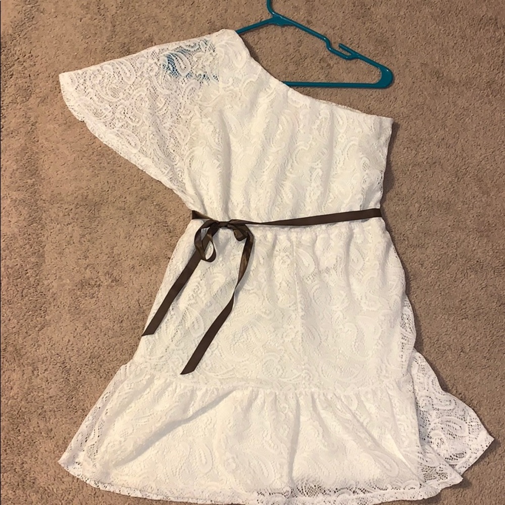 One shoulder dress